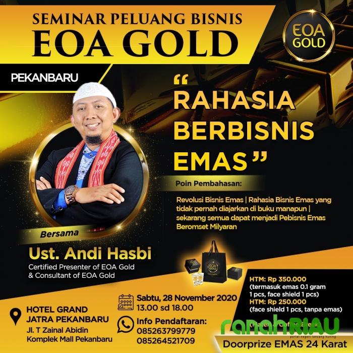 EOA Gold Ajak Masyarakat Pahami Peluang Bisnis Emas